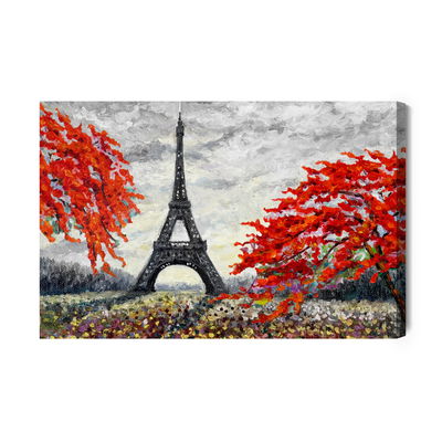 Ljuddämpande tavla - The eiffel tower between