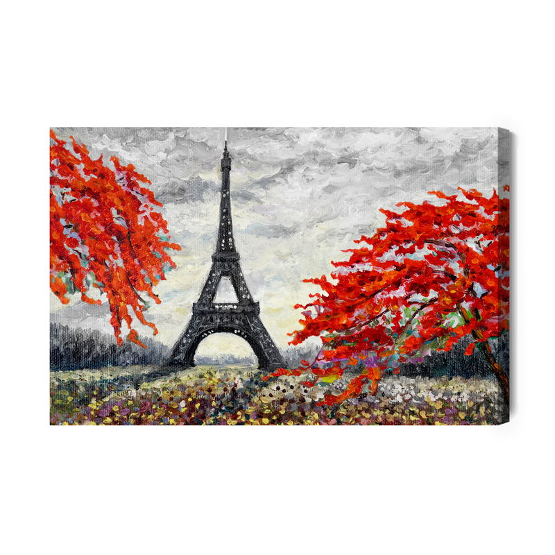 Ljuddämpande tavla - The eiffel tower between