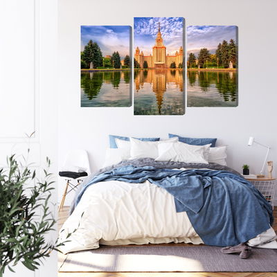 Ljuddämpande tavla - View of the building