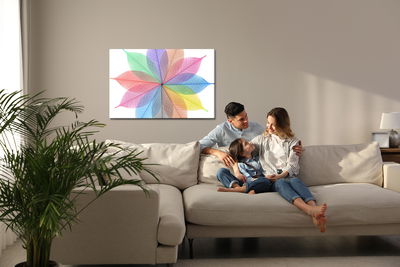 Ljuddämpande tavla - Colorful leaves