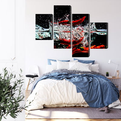 Ljuddämpande tavla - Chili in water