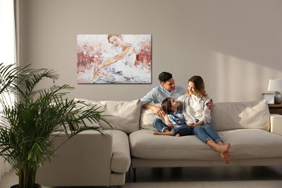 Ljuddämpande tavla - Little pretty ballerina