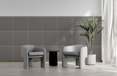 Firkantet lydabsorber - fløjl