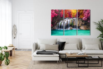 Ljuddämpande tavla - A waterfall in the deep