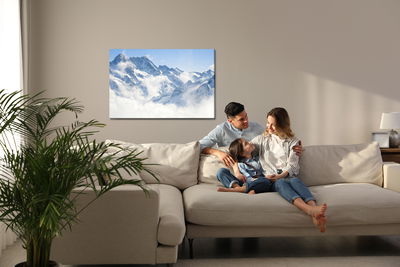 Ljuddämpande tavla - Alps in switzerland