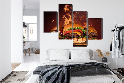 Ljuddämpande tavla - Tasty burgers