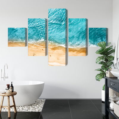 Ljuddämpande tavla - Aerial view of the ocean