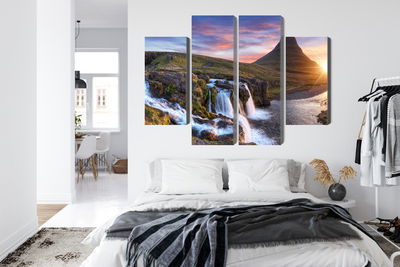 Ljuddämpande tavla - Kirkjufell mountain