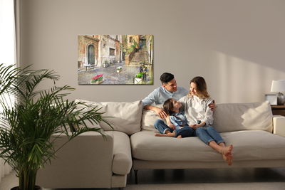 Ljuddämpande tavla - Old italian street