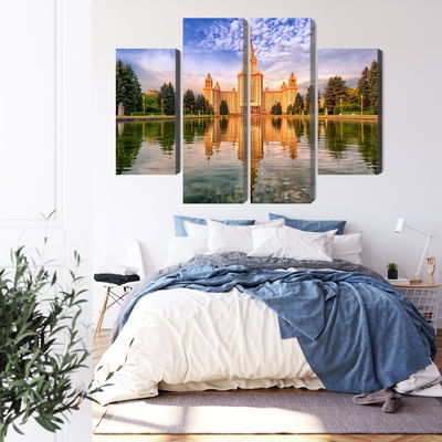 Ljuddämpande tavla - View of the building