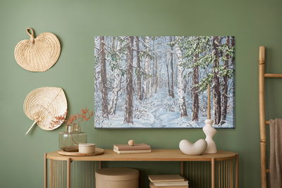 Ljuddämpande tavla - Snow-covered forest