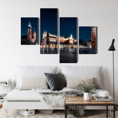 Ljuddämpande tavla - Kraków's cloth hall and st.