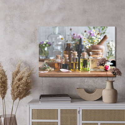 Ljuddämpande tavla - Colorful oils with spices