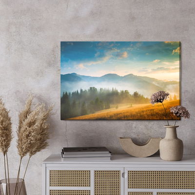 Ljuddämpande tavla - Misty mountain country
