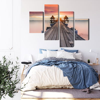 Ljuddämpande tavla - Hazy sea