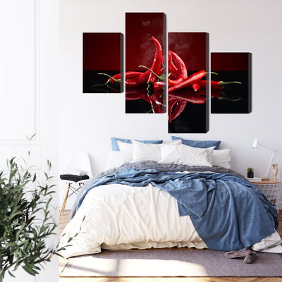 Ljuddämpande tavla - Red chili peppers