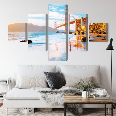 Ljuddämpande tavla - The Golden Gate bridge