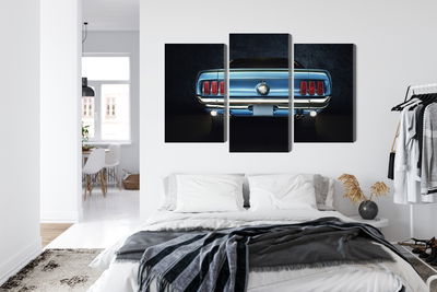 Ljuddämpande tavla - The back of an old ford