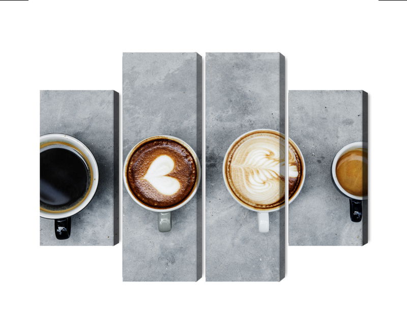 Ljuddämpande tavla - Cups with coffee