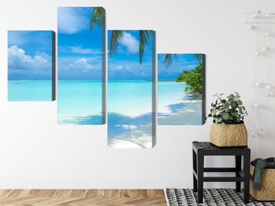 Ljuddämpande tavla - A beach in the maldives