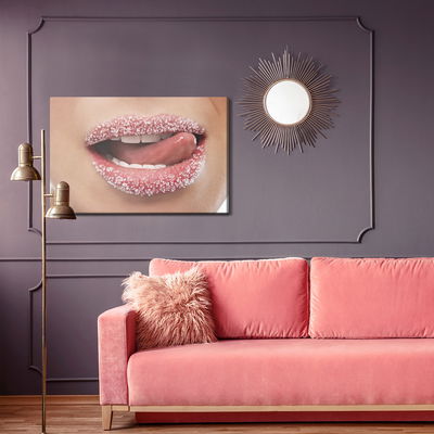 Ljuddämpande tavla - Sweet lips