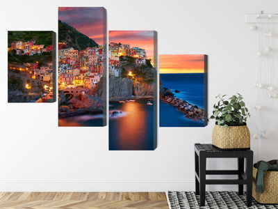 Ljuddämpande tavla - Manarola city in Italy