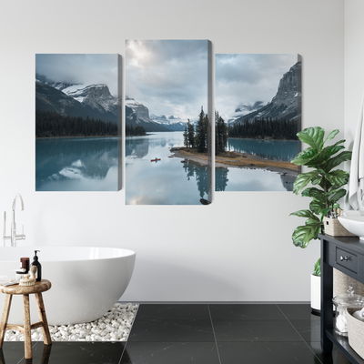 Ljuddämpande tavla - Ghost island in jasper