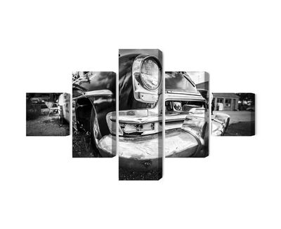 Ljuddämpande tavla - Black and white american