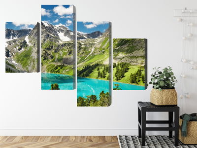 Ljuddämpande tavla - Crystalline lake