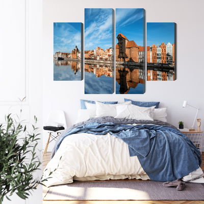 Ljuddämpande tavla - Panorama of gdansk