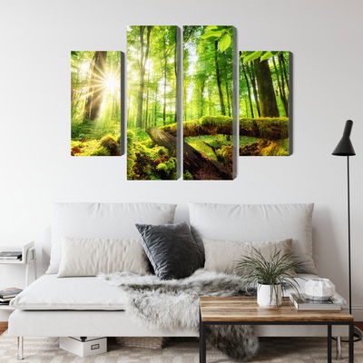 Ljuddämpande tavla - Rays of the sun in the 3d