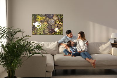 Ljuddämpande tavla - Spices and herbs table