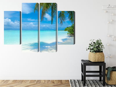 Ljuddämpande tavla - A beach in the maldives