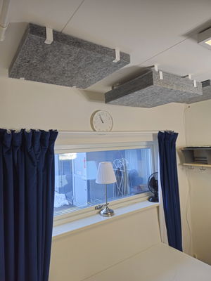 Ljudabsorbering till tak - PES ceiling