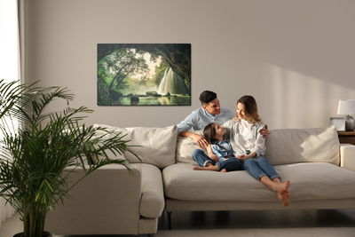 Ljuddämpande tavla - Waterfall in the khao yai