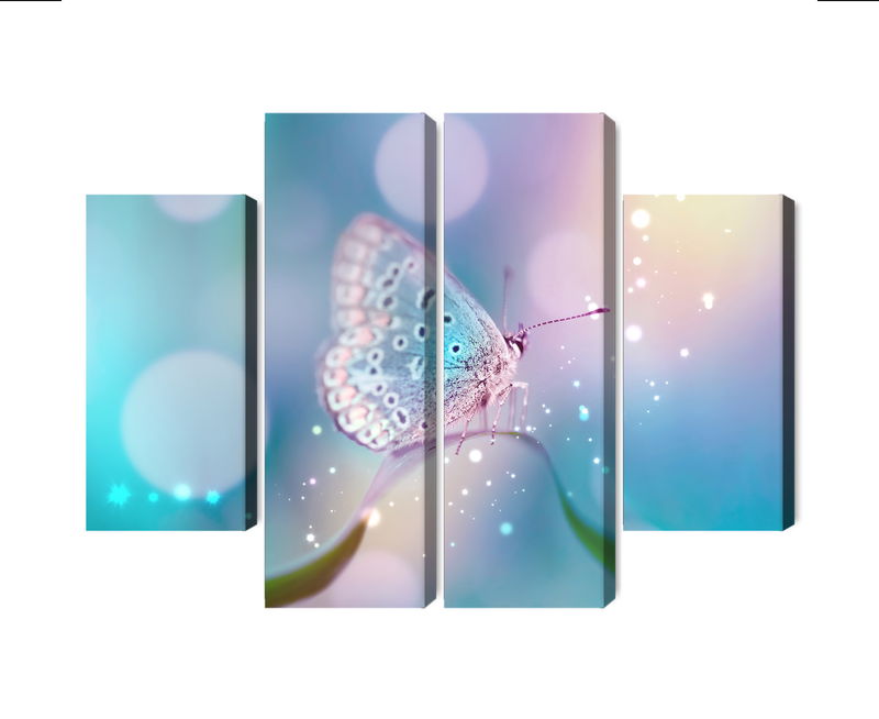 Ljuddämpande tavla - A delicate butterfly