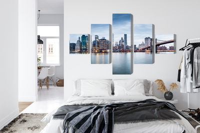 Ljuddämpande tavla - Panoramic view of the city