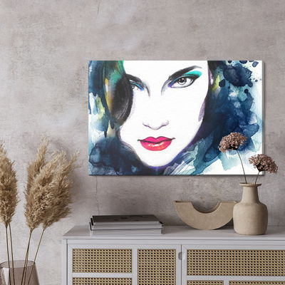 Ljuddämpande tavla - A female face