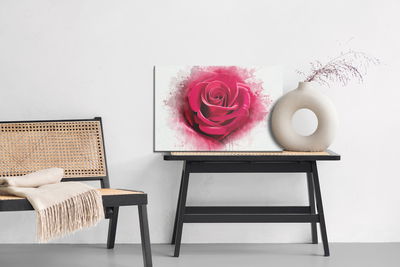 Ljuddämpande tavla - Up close painted