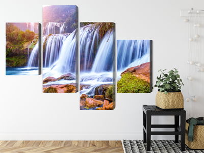 Ljuddämpande tavla - Jiulong waterfall in luoping