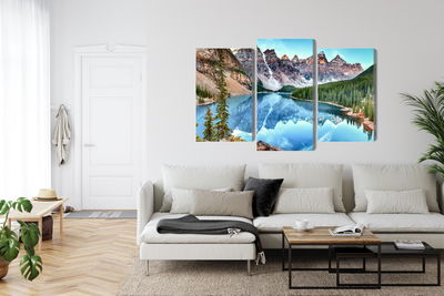 Ljuddämpande tavla - Moraine Lake in banff