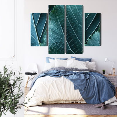 Ljuddämpande tavla - Leaves in a macro scale