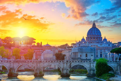 Ljuddämpande tavla - Rome at sunrise