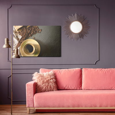 Ljuddämpande tavla - Coffee with milk foam