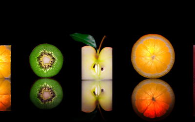 Ljuddämpande tavla - Fruit halves