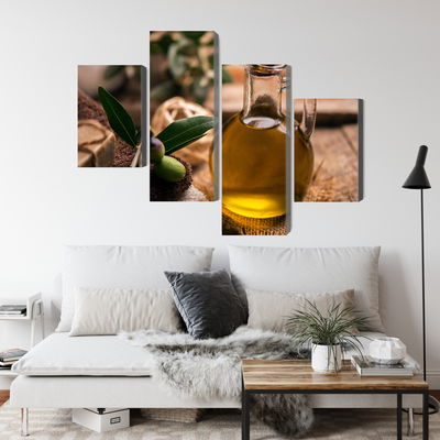 Ljuddämpande tavla - A bottle of olive oil