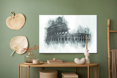 Ljuddämpande tavla - Drawing of the Colosseum