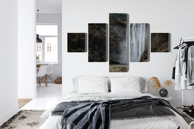 Ljuddämpande tavla - The majestic skogafoss