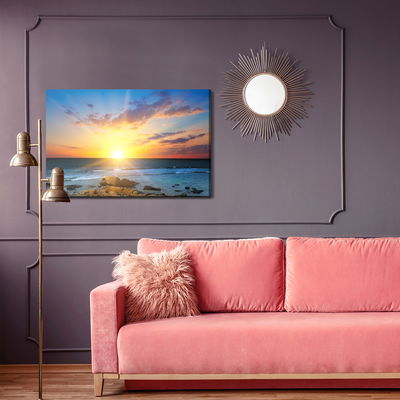 Ljuddämpande tavla - Sunrise on the seashore
