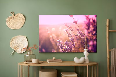 Ljuddämpande tavla - Lavender flowers in the sun